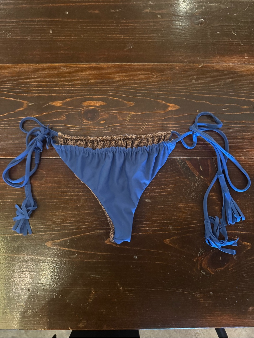 acacia swimwear Royal Blue Tie-Side Bikini Bottom